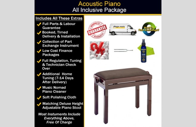 Kawai K-200 Mahogany Polished Upright Piano All Inclusive Package - Image 2