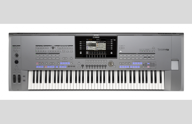 Used Yamaha Tyros 5 76 Keyboard & Speakers - Image 3